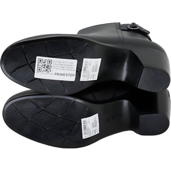 Clarks Emily 2 Reyna Black Ankle Boots Zip Buckle Comfort Women's US 8.5M - Picture 6 of 6